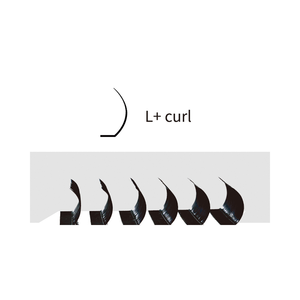 Belle style lash size mix - L curl / L+ curl